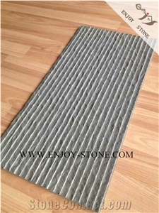 Grooved And Split/Half Planed China Grey Basalt Tiles